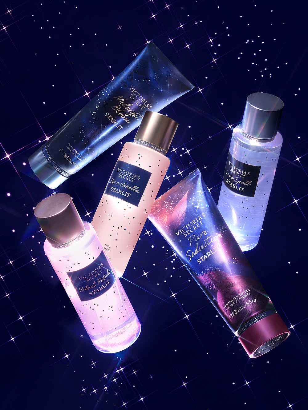 VICTORIA'S SECRET STARLIT Love Spell Fragrance Lotion 236 mL