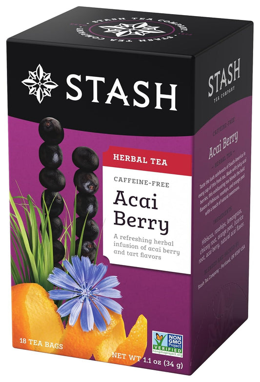 STASH HERBAL TEA Acai Berry, 18 Tea Bags