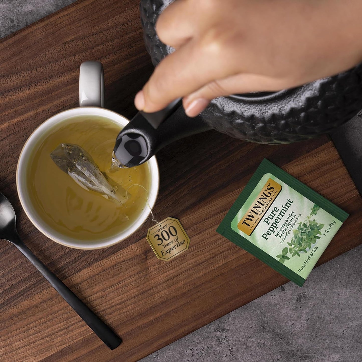 TWININGS HERBAL TEA Pure Peppermint, 20 Tea Bags