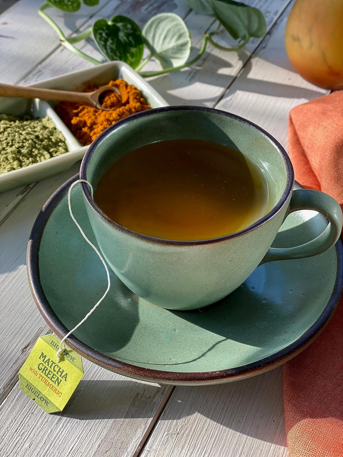 BIGELOW Matcha Green Tea with Turmeric, 18 Tea Bags