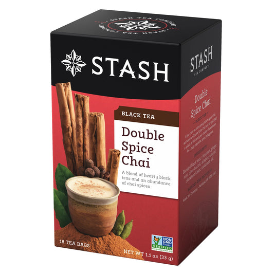 STASH BLACK TEA Double Spice Chai, 18 Tea Bags