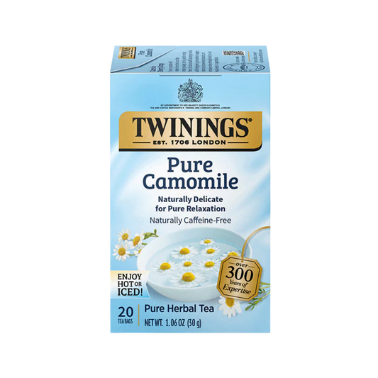 TWININGS HERBAL TEA Pure Camomile, 20 Tea Bags