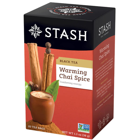 STASH BLACK TEA Warming Chai Spice, 20 Tea Bags